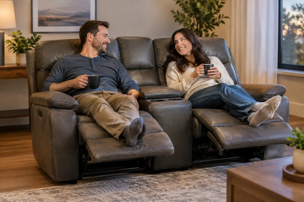 Why a Reclining Loveseat Console Changes Evenings
