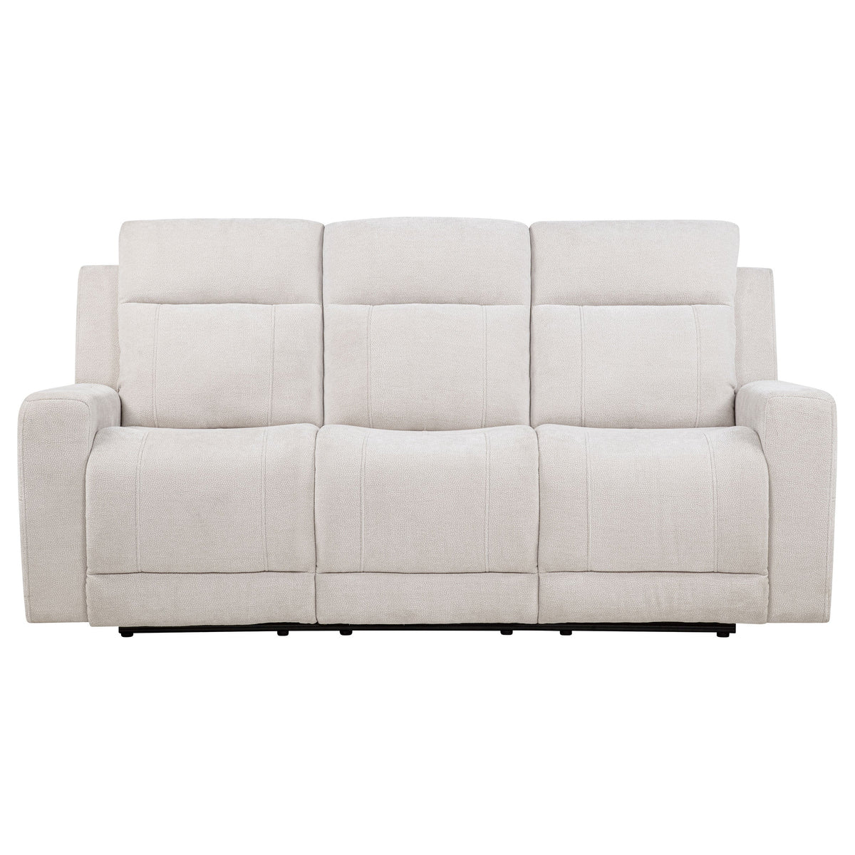 Beige sofa on a white background